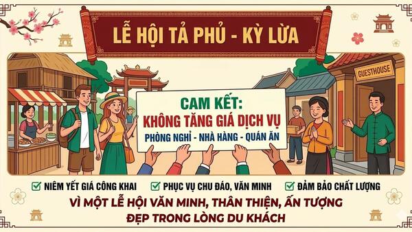 Thông báo: Các chủ cơ sở lưu trú, nhà hàng, quán ăn và các hộ kinh doanh trên địa bàn phường Kỳ Lừa : Tăng giá, Ôm phòng, ...
