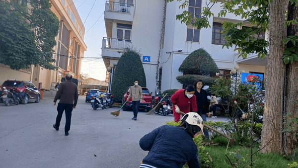 PHƯỜNG KỲ LỪA TỔ CHỨC RA QUÂN TỔNG VỆ SINH MÔI TRƯỜNG TRÊN ĐỊA BÀN