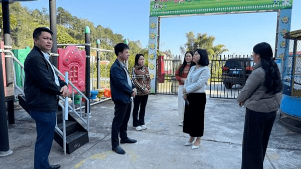 THƯỜNG TRỰC ĐẢNG ỦY PHƯỜNG KỲ LỪA KIỂM TRA PHƯƠNG ÁN SẮP XẾP CÁC TRƯỜNG, ĐIỂM TRƯỜNG TRÊN ĐỊA BÀN PHƯỜNG