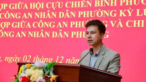 LỄ KÝ KẾT QUY CHẾ PHỐI HỢP GIỮA HỘI CỰU CHIẾN BINH VÀ CHI HỘI CỰU CÔNG AN NHÂN DÂN PHƯỜNG KỲ LỪA