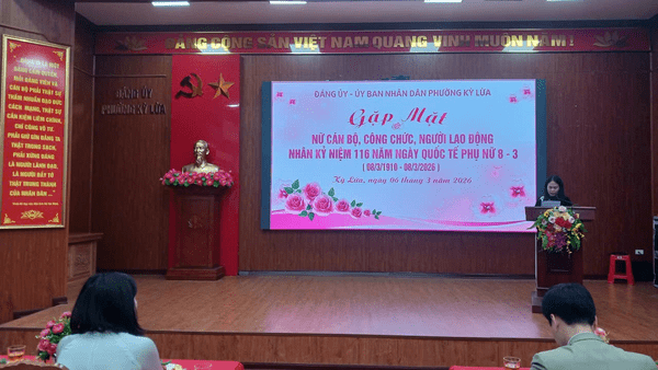 UBND phường Kỳ Lừa tổ chức Tọa đàm ngày Quốc tế phụ nữ ngày 8/3