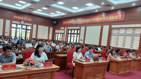 Phường Kỳ Lừa tham dự trực tuyến Hội nghị toàn quốc quán triệt Nghị quyết Hội nghị Trung ương 2 khóa XIV