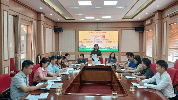 ĐẢNG ỦY PHƯỜNG KỲ LỪA TRIỂN KHAI NHIỆM VỤ CHUYỂN ĐỔI SỐ THEO KẾ HOẠCH SỐ 02-KH/BCĐTW